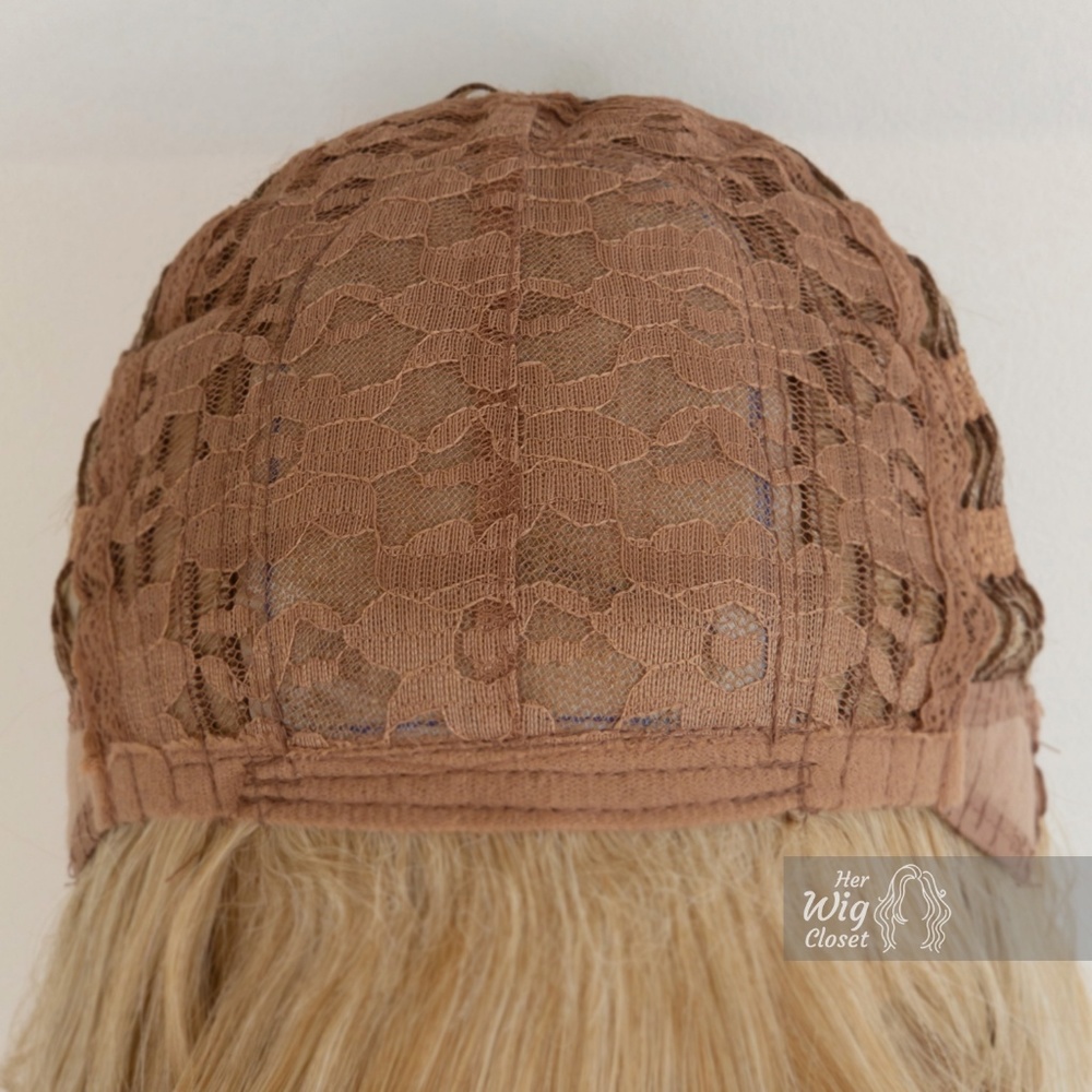 Golden Blonde Wavy Wig with Bangs | Gwen - Picture 7 of 8